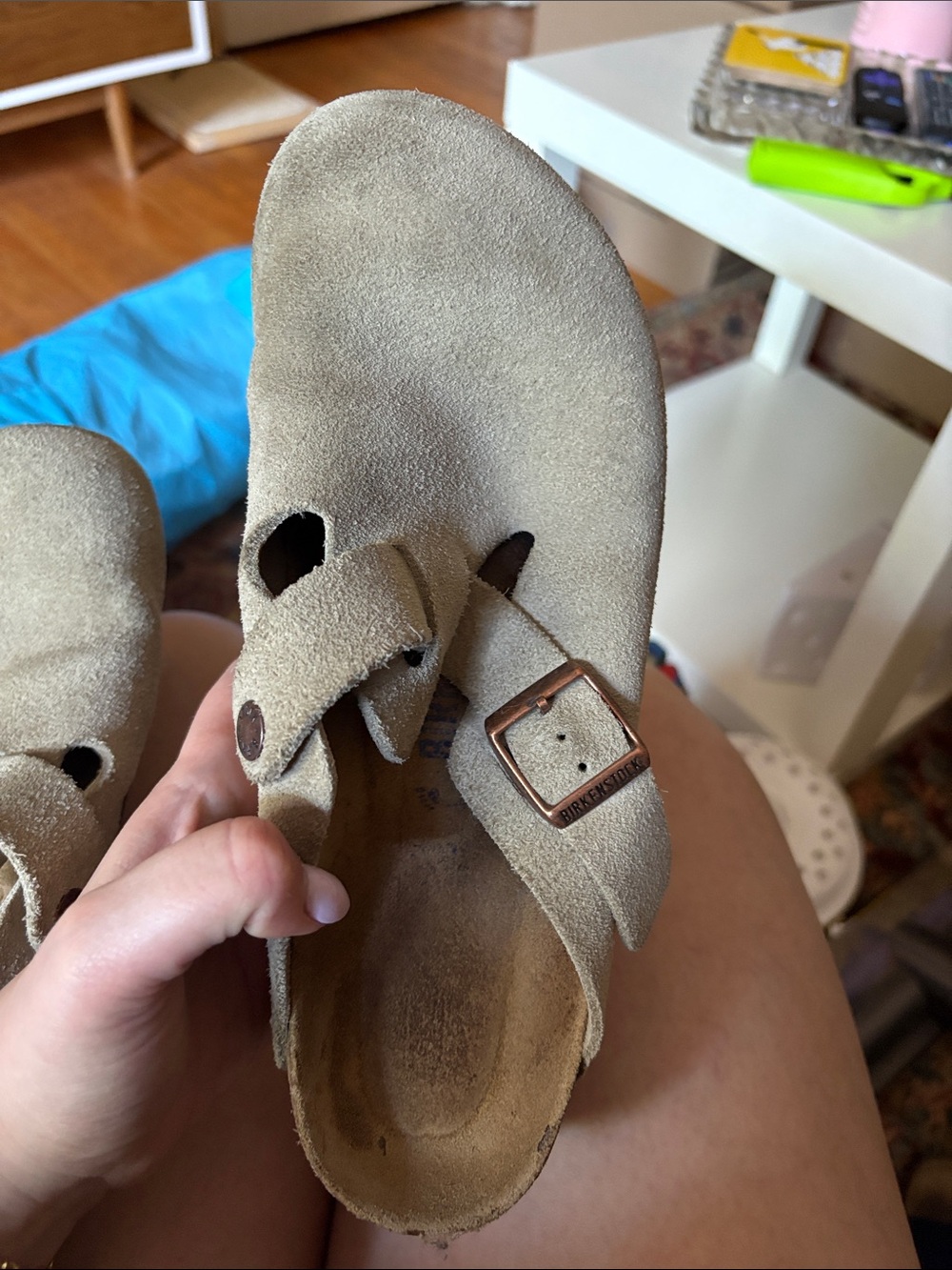 Birkenstock Bostons Light Tan - Picture 4 of 4
